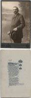 Atelier-Foto Springer (Reichenberg & Teplitz) Eines Mannes 1900 Privatfoto CdV - People
