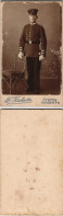 Atelier-Foto Aus Stettin; Foto Eines Soldaten/Offizier 1900 Privatfoto CdV - Autres & Non Classés