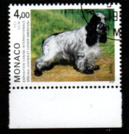 MONACO   -  1995 .  Y&T N° 1980 Oblitéré.    Chien  Cocker - Used Stamps