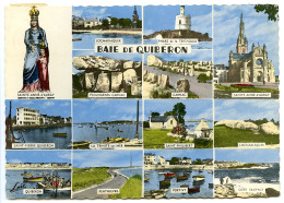 La Baie De Quiberon - Carte Multivues - Quiberon