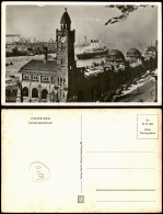 Ansichtskarte St. Pauli-Hamburg Landungsbrücken Hafen Mit Dampfer 1940 - Otros & Sin Clasificación