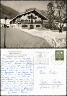 Ansichtskarte Ruhpolding Berggasthaus Und Cafe Weingarten Im Winter 1964 - Ruhpolding