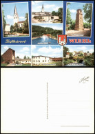 Ansichtskarte Wiehl Kirche, Rathaus, Freizeitpark 1982 - Wiehl