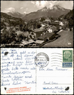 Berchtesgaden Panorama-Ansicht Mit Blick Zum Watzmann U. Stein. Meer 1955 - Berchtesgaden