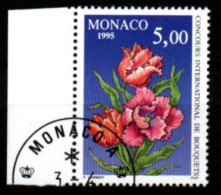 MONACO   -  1995 .  Y&T N° 1981 Oblitéré.   Bouquets - Usados