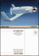 Ansichtskarte  Flugwesen: Militär Brave 200 Boeing Robot Drone 1985 - Equipment