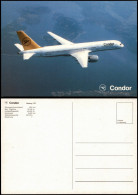 Ansichtskarte  Flugzeug Airplane Avion Condor Boeing 757 1995 - 1946-....: Moderne