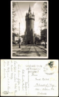 Innenstadt-Frankfurt Am Main Eschenheimer Turm, Straßenbahn, Haltestelle 1935 - Frankfurt A. Main