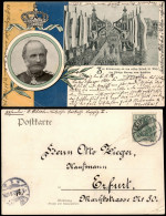 Ansichtskarte Leipzig Parade - Besuch König Georg Von Sachsen 1907 - Leipzig