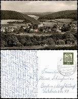 Ansichtskarte Lippoldsberg Panorama-Ansicht; Ort Im Weserbergland 1962 - Other & Unclassified