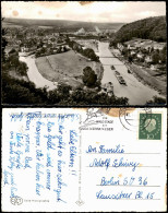 Ansichtskarte Hann. Münden Panorama-Ansicht Fluss Partie 1960 - Hannoversch Muenden
