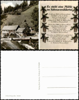 .Baden-Württemberg Schwarzwald Mühle Im Schwarzwäldertal (Liedtext) 1960 - Other & Unclassified