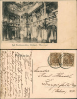 Ansichtskarte Stuttgart Kgl. Residenzschloss Innenansicht Marmorsaal. 1914 - Stuttgart