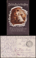 Militär & Soldatenleben (Soldat Verliebt Mit Frau) 1. WK 1917   Feldpoststempel - Other & Unclassified