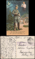 Militär & Soldatenleben Soldat Gedenkt Frau 1. Weltkrieg 1916  Feldpoststempel - Other & Unclassified