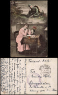 Militär Soldatenleben 1. Weltkrieg (Soldat Vermisst Frau) 1917 Feldpoststempel - Sonstige & Ohne Zuordnung