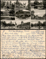 Bad Gandersheim Mehrbild-AK Mit Brunnenhaus, Schwimmbad, Rathaus Uvm. 1963 - Bad Gandersheim