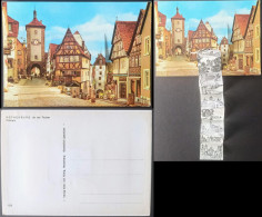 Rothenburg Ob Der Tauber Plönlein Leporello Ansichten 1970 Leporello - Rothenburg O. D. Tauber