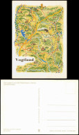 Rodewisch (Vogtland) Landkarten Ak: Vogtland III - Rodewisch, Oelsnitz 1986 - Other & Unclassified