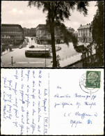 Ansichtskarte Lüdenscheid Straßen Partie, Verkehrszentrum, Bus Kreisel 1957 - Luedenscheid