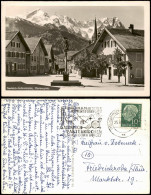 Ansichtskarte Garmisch-Partenkirchen Floriansplatz Ortsansicht 1956 - Garmisch-Partenkirchen