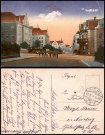 Ansichtskarte Hof (Saale) Schillerstraße 1918   Im 1. Weltkrieg Feldpost - Hof