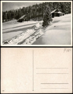 Winter-Ansichtskarte (Schnee/Eis) Stimmungsbild Winter-Landschaft 1940 - Unclassified