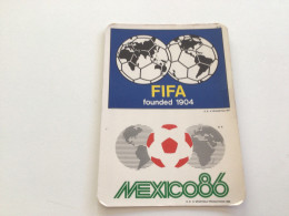 Carte Postale Ancienne Mexico 86 Emblema Official De La FIFA Founded 1904 - Voetbal