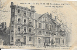 64 Pyrenees Atlantiques Salies De Bearn Grand Hotel De Paris Et Pavillon Victoria - Salies De Bearn