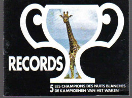 M057 - LIVRET CHOCOLAT NESTLE - RECORDS ANIMALIERS - GIRAFE - Nestlé