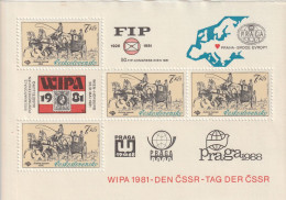 TCHECOSLOVAQUIE - BLOC N°50 ** (1981) "WIPA 1981" - Blokken & Velletjes