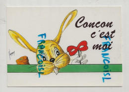 Lapin Humanisé, Carotte,  Masque. "Coucou C'est Moi". Création Jhean. Collection Lapin - Other & Unclassified