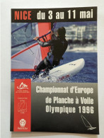 CP - Nice Championnat D'Europe De Planche à Voile 1996 - Zeilen