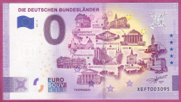 0-Euro XEFT 2021-12 DIE DEUTSCHEN BUNDESLÄNDER - THÜRINGEN - Privatentwürfe