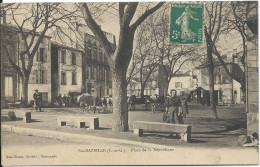 47 Lot Et Garonne Sainte Bazeille Place De La Republique Foire Aux Bestiaux ????? - Altri & Non Classificati