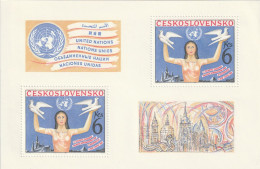 TCHECOSLOVAQUIE - BLOC N°53 ** (1982) Nations Unies - Blocs-feuillets