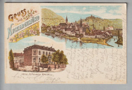 DE Bad.Wü. Neckargemünd 1901-04-28 Litho Wilh.Hawerbier - Neckargemuend