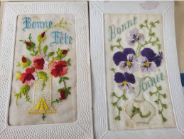 BONNE FETE /BONNE ANNEE - Embroidered