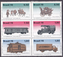 Brasilien Satz Von 1978 **/MNH (Blk-77) - Unused Stamps