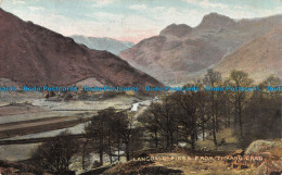 R086043 Langdale Pikes From Thrang Crag. The National Series. 1904 - World