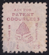 NEW-Z. - PUBLICITÉ - ADVERTISING - PATENT ODOURLESS - Used Stamps