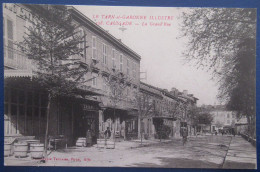 CPA CAUSSADE - LA GRAND' RUE - Caussade