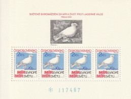 TCHECOSLOVAQUIE - BLOC N°60 ** (1983) Colombe De La Paix - Blocks & Sheetlets