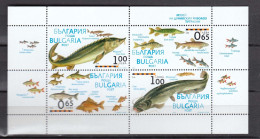 Bulgaria 2011 - Fishes, Mi-nr. Block 344, MNH** - Unused Stamps