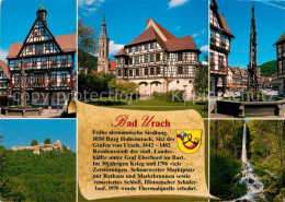 72948243 Bad Urach Burg Hohenurach Marktplatz Rathaus Marktbrunnen Bad Urach - Bad Urach