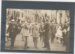 DINANT -SOUVENIR DE L'INAUGURATION DU MONUMENT AUX MORT DE DINANT , 23 AOUT 1914 -ARRIVÉE DU MARÉCHAL FRANCHET D'ESPEREY - Dinant