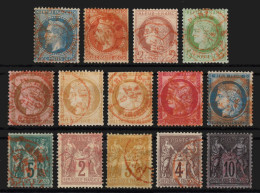 Cachet Rouge Des Imprimés 1860/1890 - Lot Sur Napoléon, Cérès Et Sage - B/TB - 1871-1875 Cérès