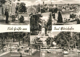 72948107 Bad Woerishofen Kurhaus Wassertretplatz Kurpark Ortsansicht Mit Kirchen - Bad Wörishofen