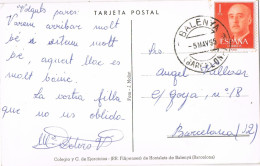 55059. Postal BALENYA (Barcelona) 1965. Colegio Hermanos Filipenses De Hostalets De Balenyá - Covers & Documents