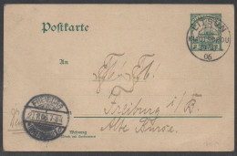 LITSUN - KIAUTSCHOU - CHINA / 1906 STEMPEL AUF P5 GSK ==> FREIBURG  (ref 7952) - Kiautschou